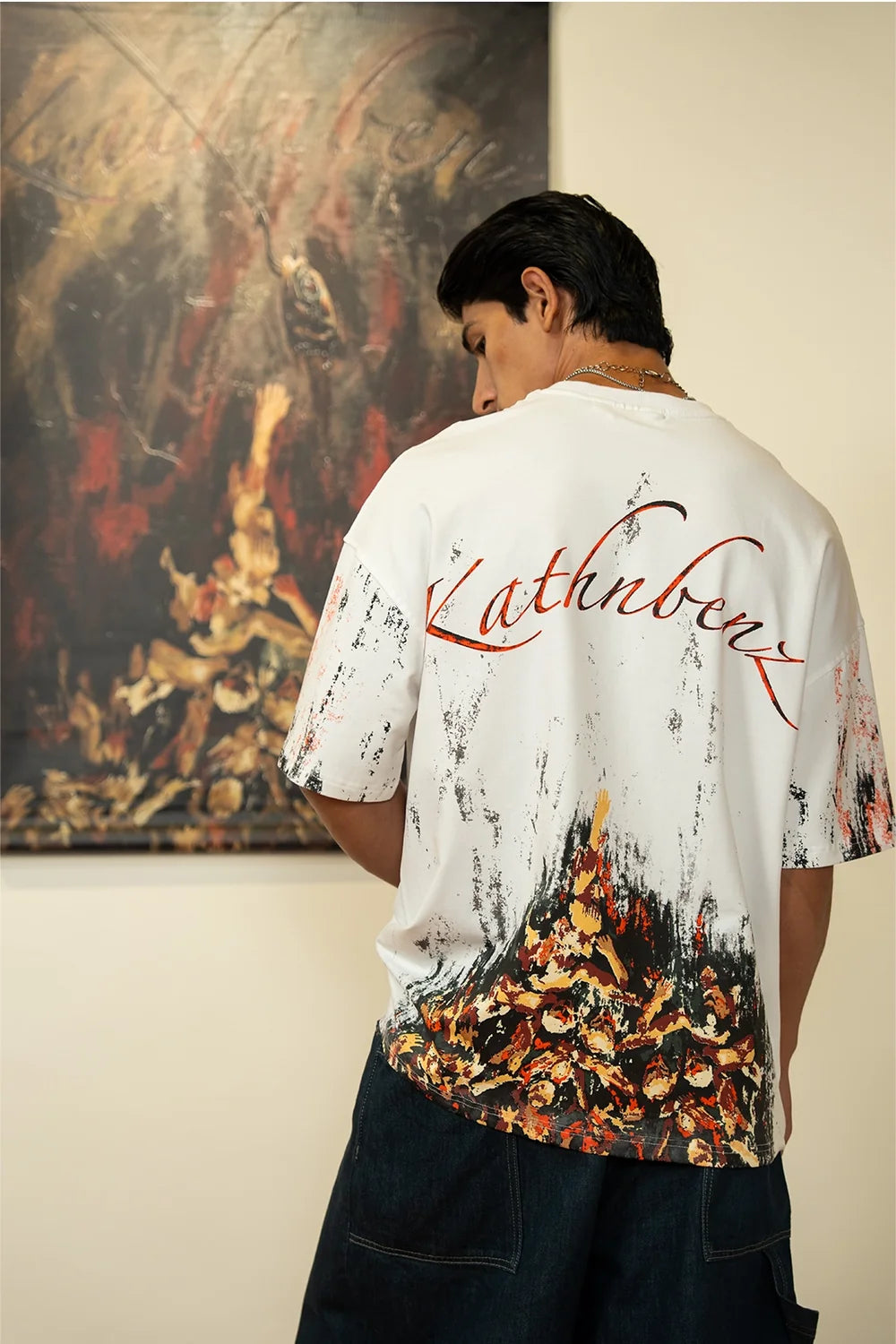 Kathnbenz Oversized White T-Shirt - Sea Catch