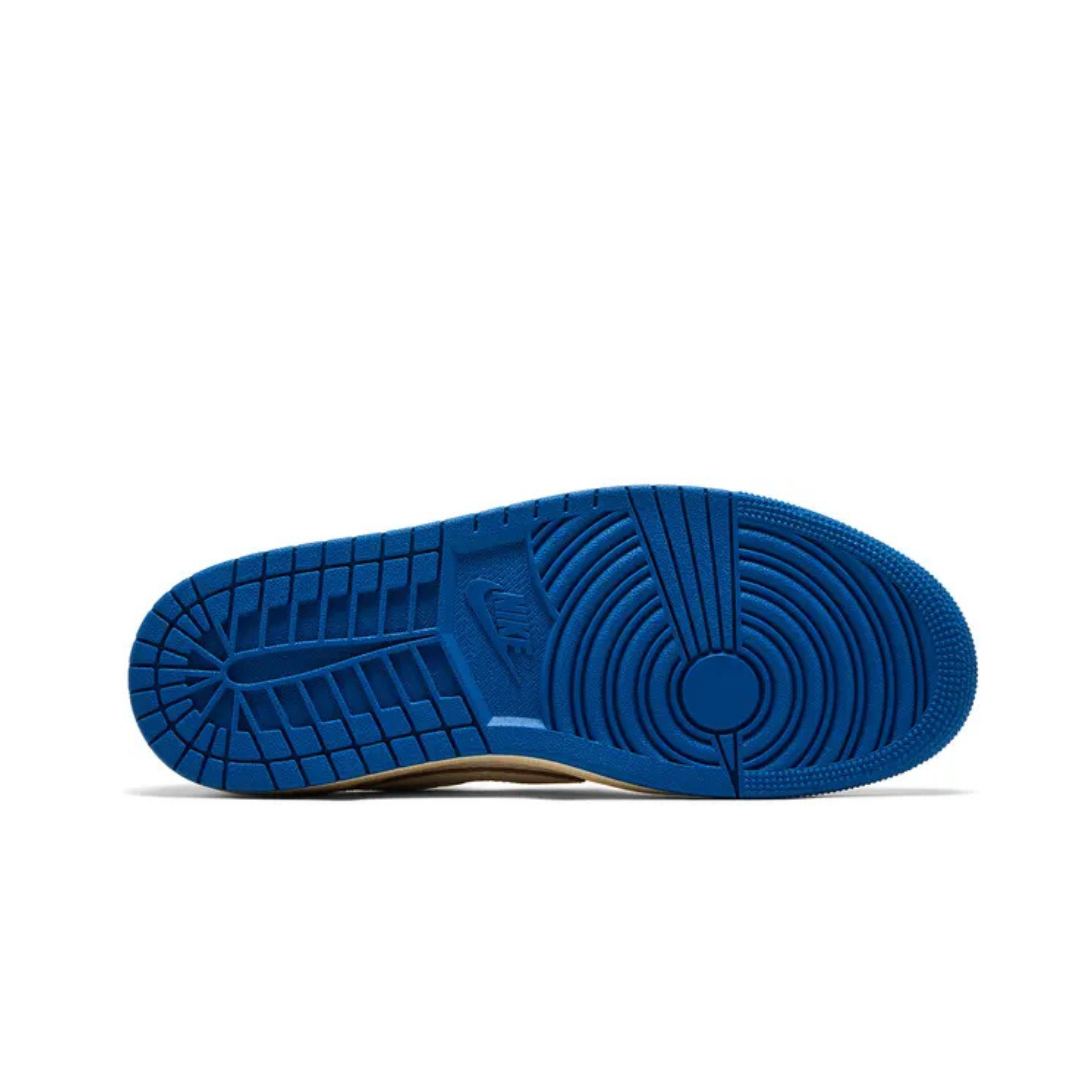 Fragment Design x Travis Scott x Air Jordan 1 Retro Low OG SP Sail Military Blue