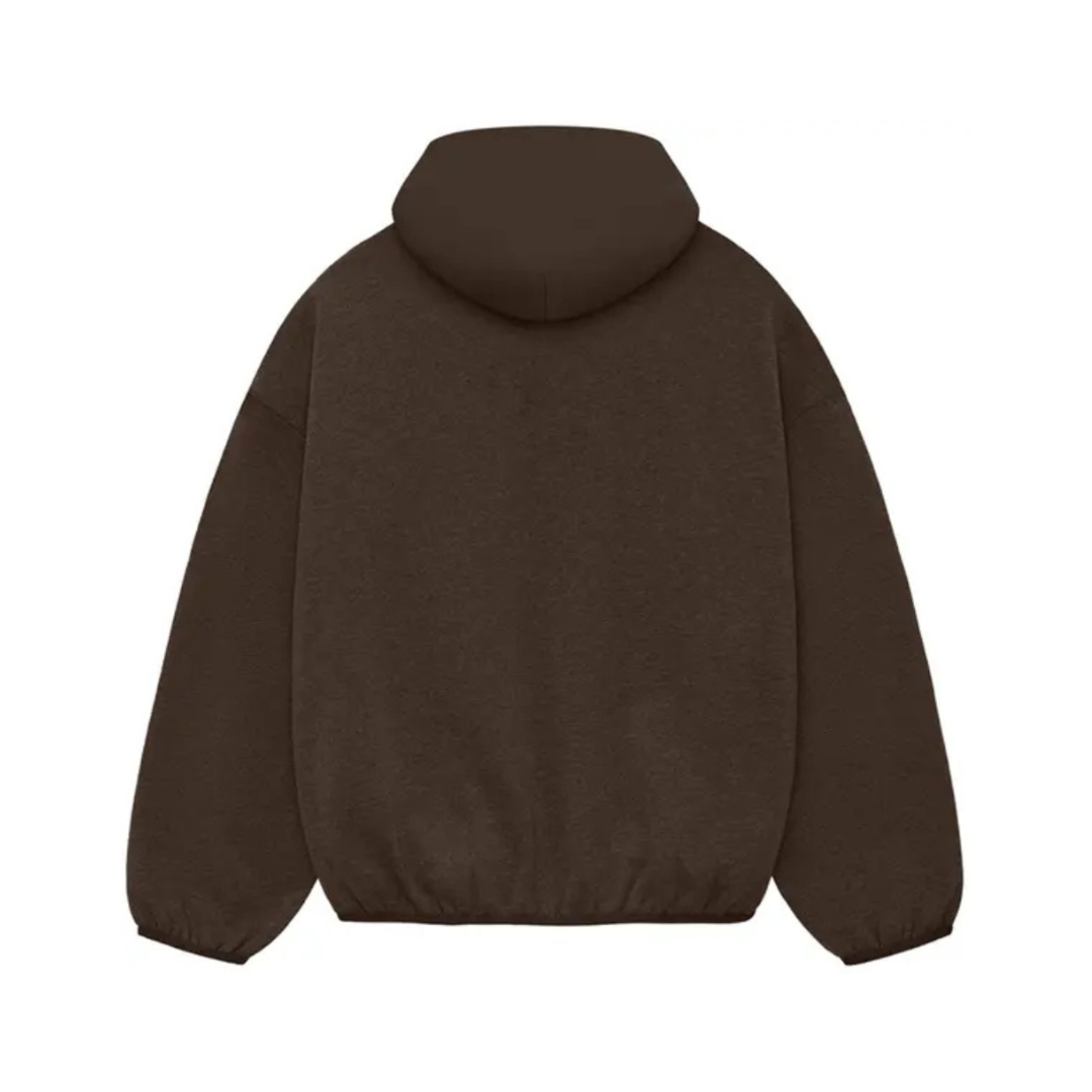 Fear of God Essentials Nylon Fleece Hoodie SS24 Heather Wood