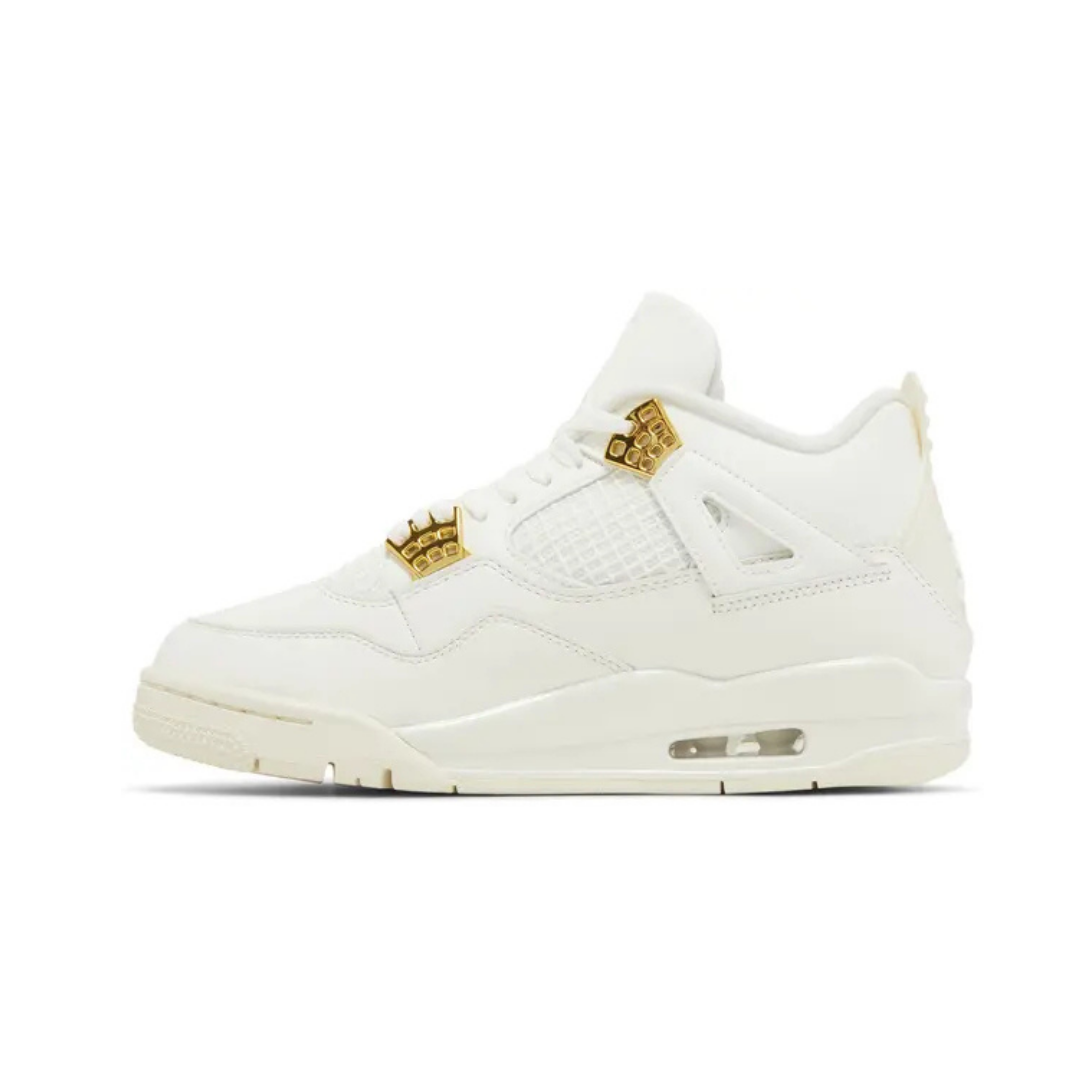 Jordan 4 Retro Metallic Gold (Women's)