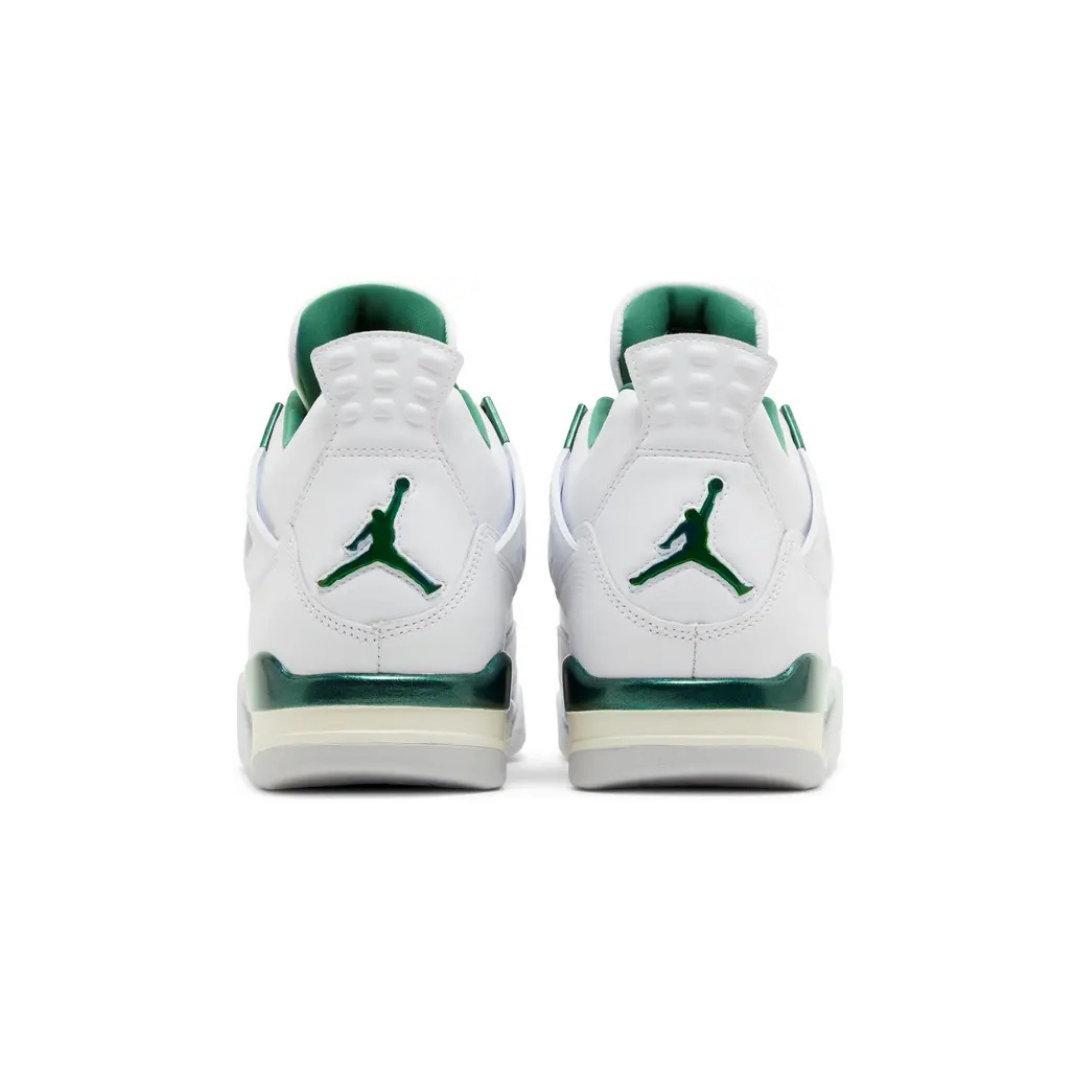 metallic green jordan 4 golf