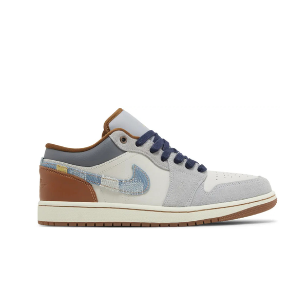 Air Jordan 1 Low SE 'Phantom Repaired Denim Swoosh' - reference