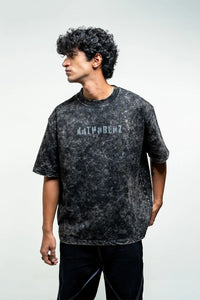 Kathnbenz Oversized Grey T-Shirt - Genesis Shadow