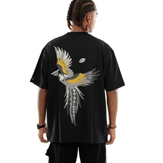 Sparrow Black Oversize T-Shirt
