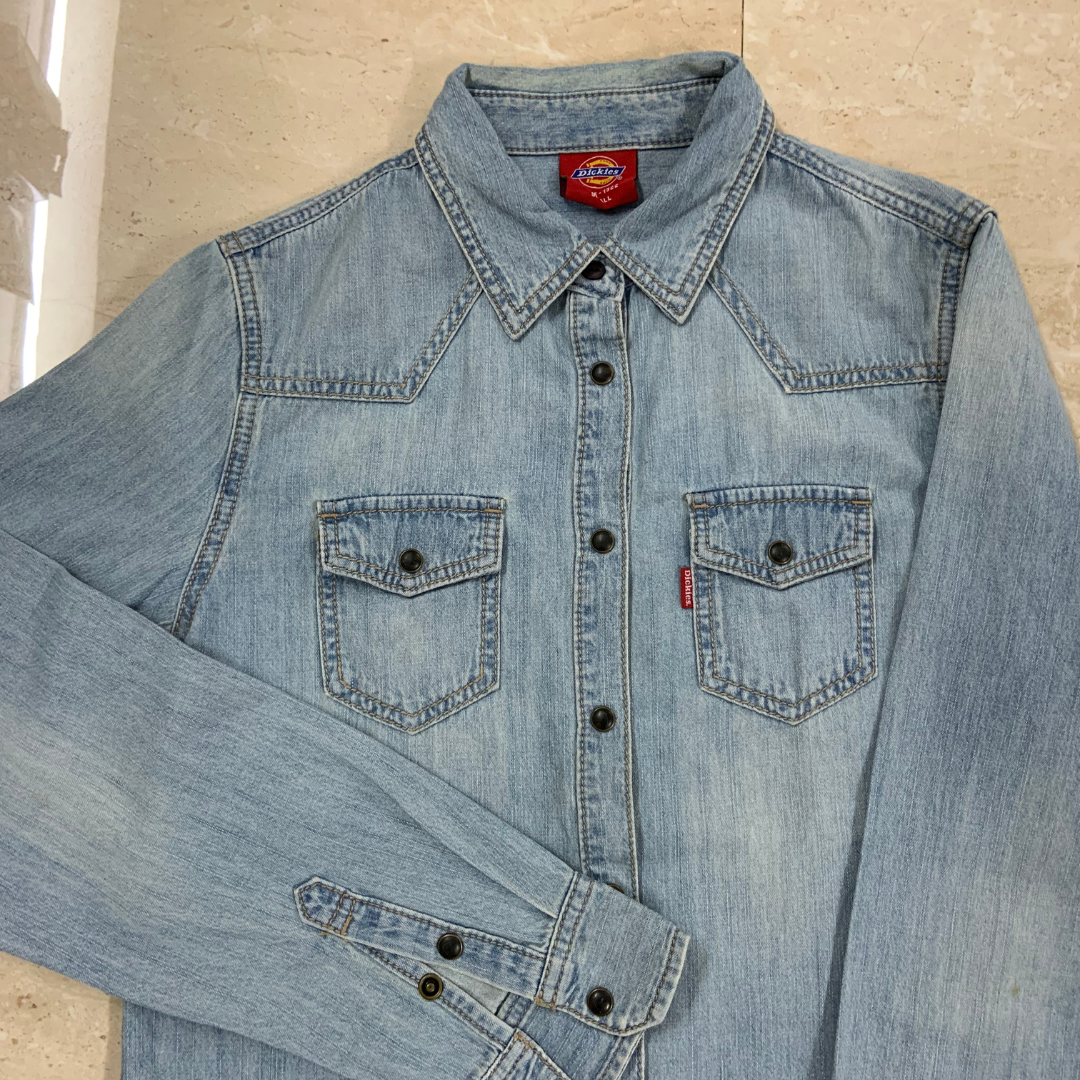 Dickies Blue Denim Shirt