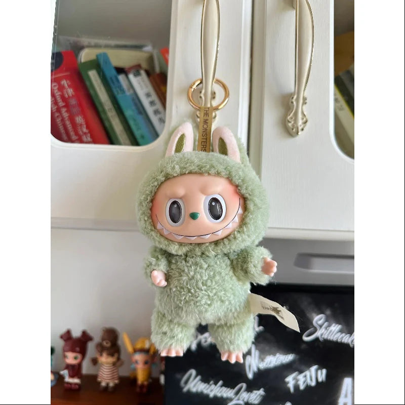 Pop Mart Labubu The Monsters Exciting Macarons Green Grape Vinyl Plush Pendant