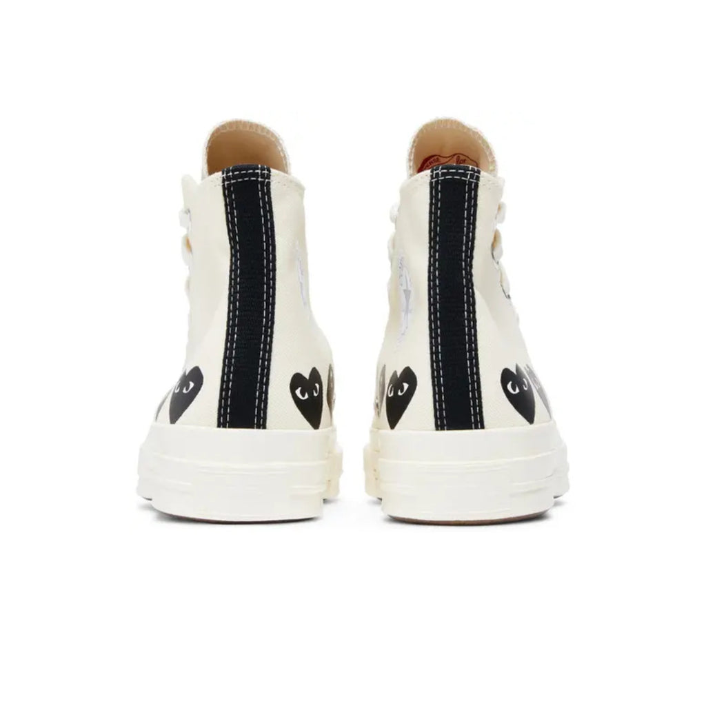 Comme des Garçons PLAY x Converse Chuck 70 High 'Multi Heart - Milk Black