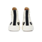 Comme des Garçons PLAY x Converse Chuck 70 High 'Multi Heart - Milk Black