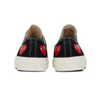 Comme des Garçons PLAY x Converse Chuck 70 Low 'Multi Heart - Black'