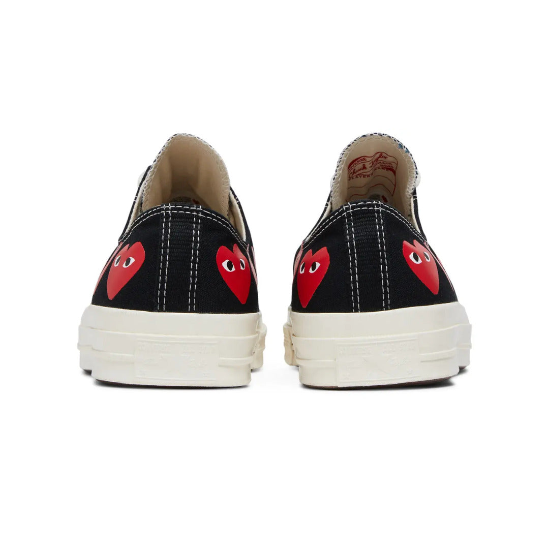 Comme des Garçons PLAY x Converse Chuck 70 Low 'Multi Heart - Black'
