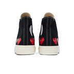 Comme des Garçons PLAY x Converse Chuck 70 High 'Multi Heart - Black