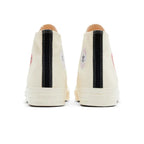 Comme des Garçons PLAY x Converse Chuck 70 High 'Single Heart - Milk‘ 2024