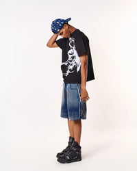 Volfsbane Lucifer's Oversized T-Shirt - Black