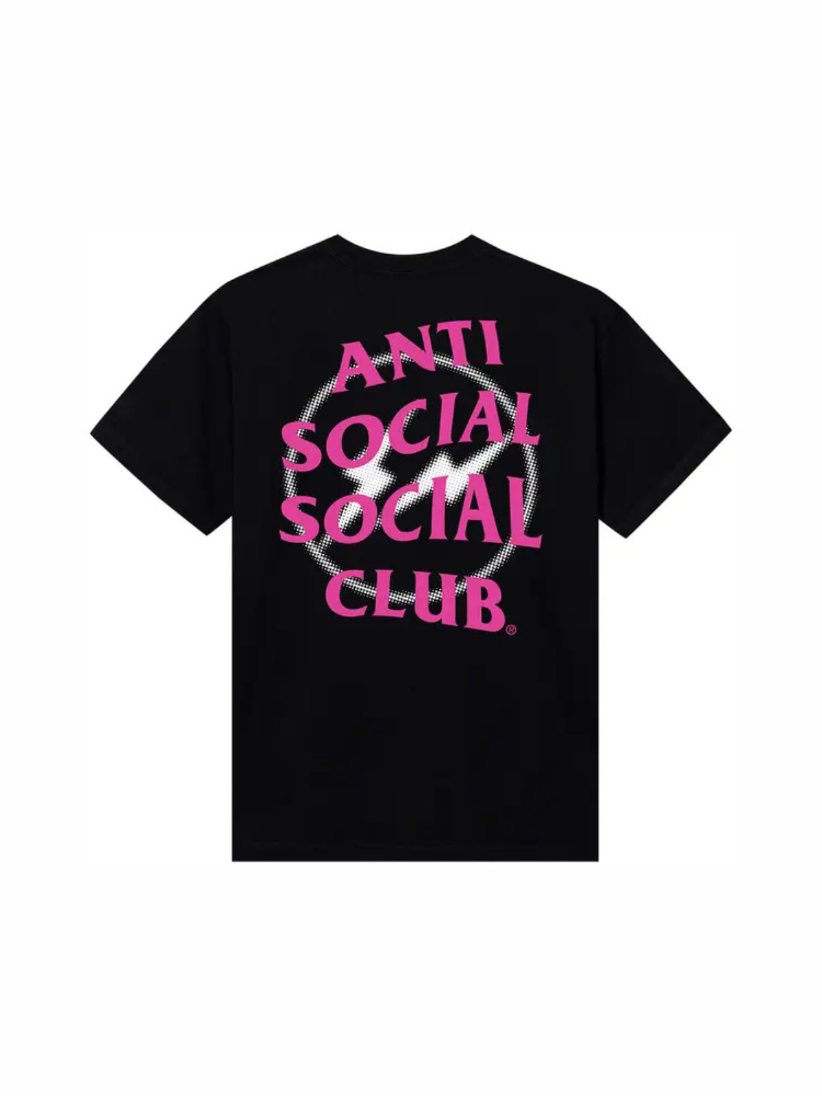 Anti Social Social Club x Fragment Half Tone Tee 'Black/Pink'