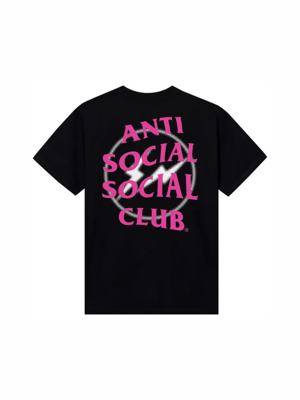 Anti Social Social Club x Fragment Half Tone Tee Black and Pink - reference