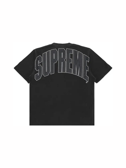 Supreme Cracked Back Arc Short-Sleeve Top 'Black'