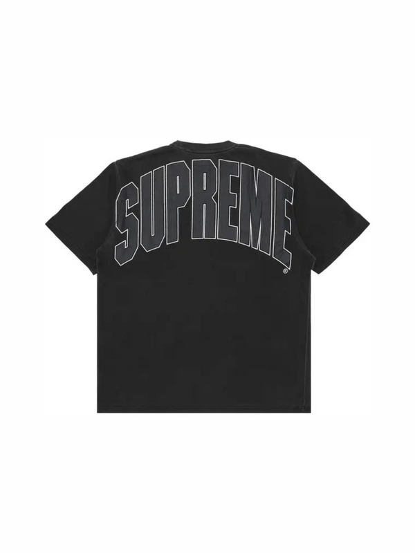 Supreme Cracked Back Arc Short-Sleeve Top 'Black' - reference