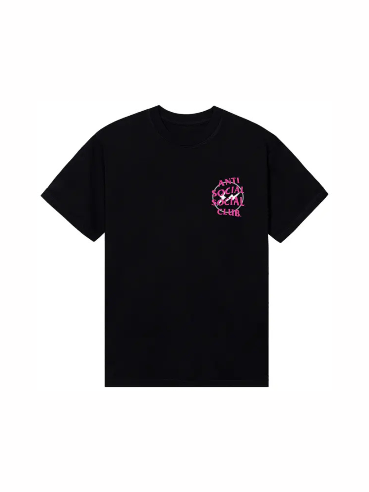Anti Social Social Club x Fragment Half Tone Tee Black and Pink