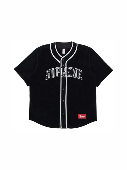 Supreme Polartec Baseball Jersey 'Black'