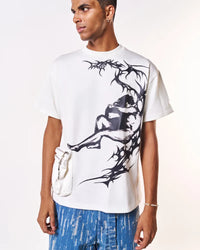 Volfsbane Lucifer's Oversized T-Shirt - White