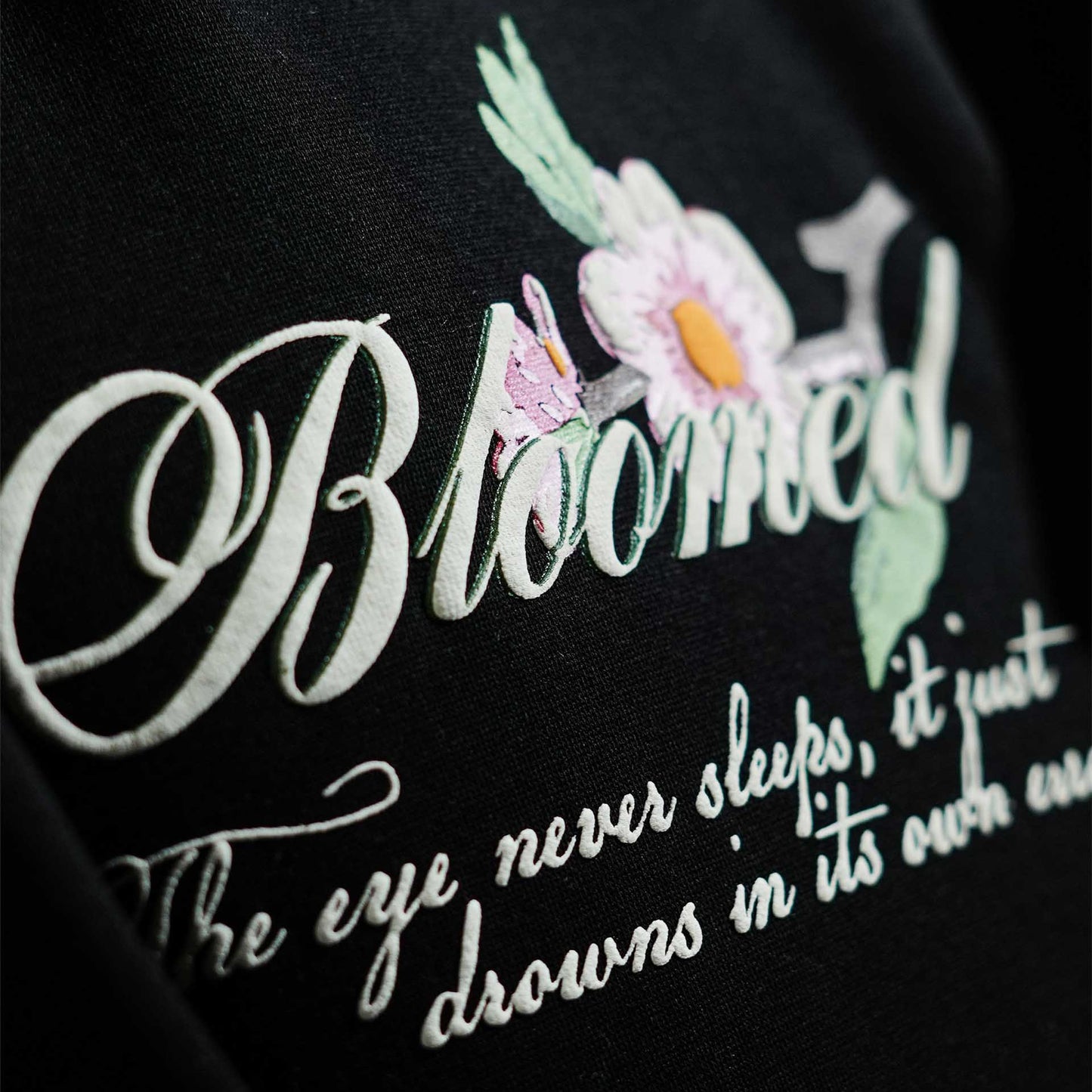 Khaaki Oversized Zipper Hoodie Black - Bloomed