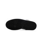 Air Jordan 1 Low 'White Fire Red Black Matte Silver'