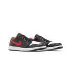 Air Jordan 1 Low 'Black Fire Red White / White Toe'