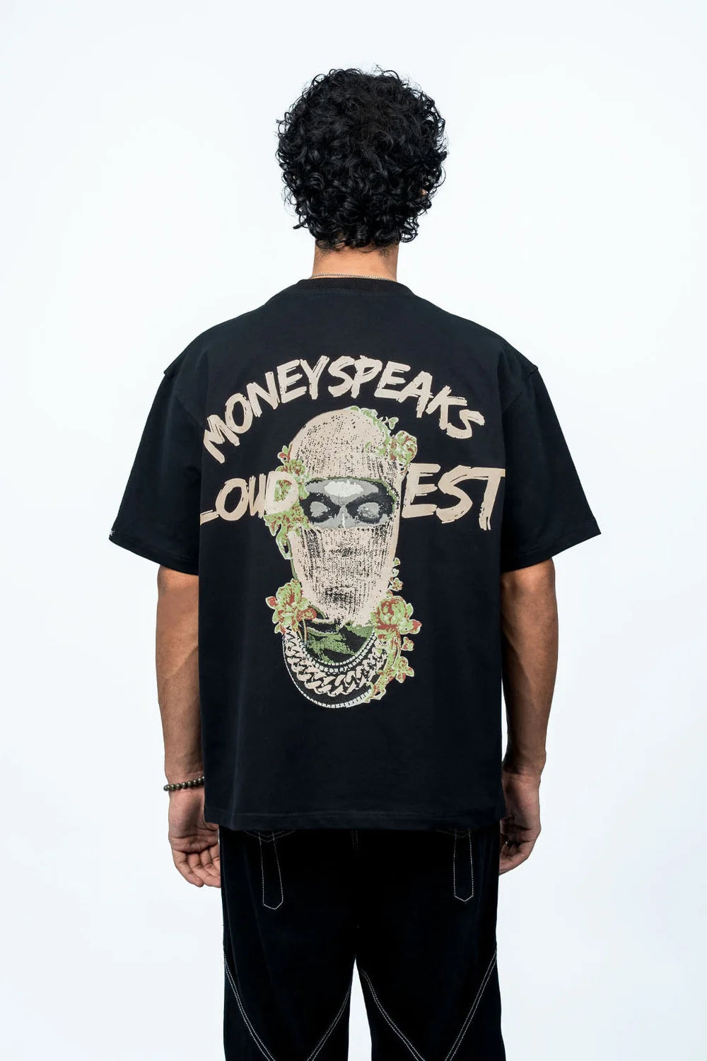 Kathnbenz Oversized Black T-Shirt - Bankroll Bandit