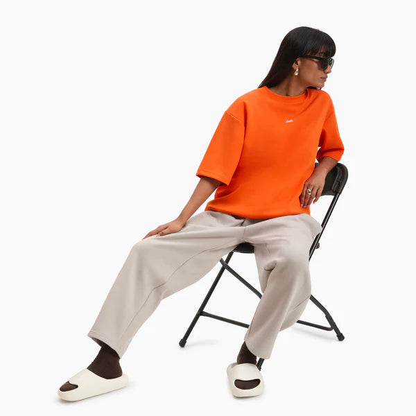 Ludic Core Molecule T-Shirt Cosmic Orange