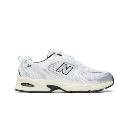 New Balance 530 White Metallic Silver