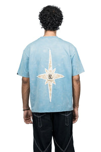Kathnbenz Oversized Ice Blue T-Shirt - Azure