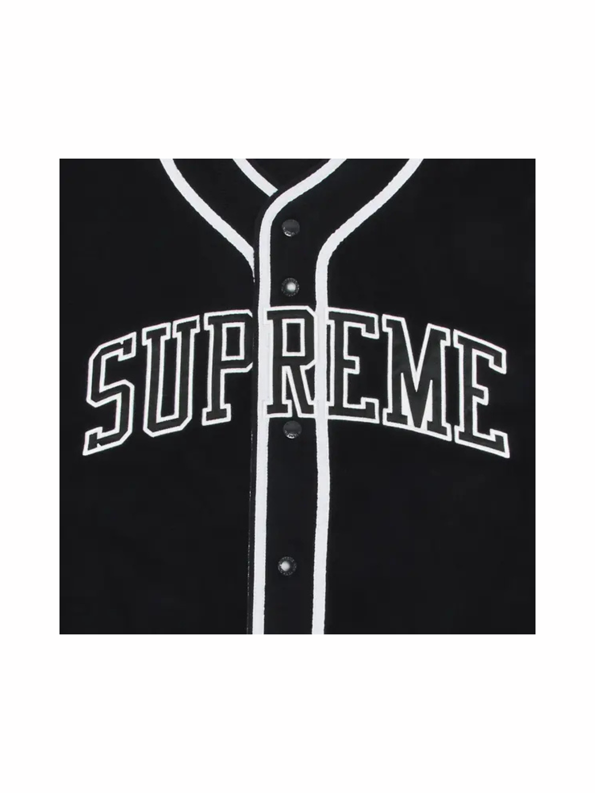 Buy Supreme Polartec Baseball Jersey 'Black' | 10 Hills Studio Buy Supreme Polartec Baseball Jersey 'Black' | 10 Hills Studio