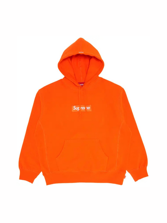 Supreme Box Logo Hooded Sweatshirt 'Dark Orange'