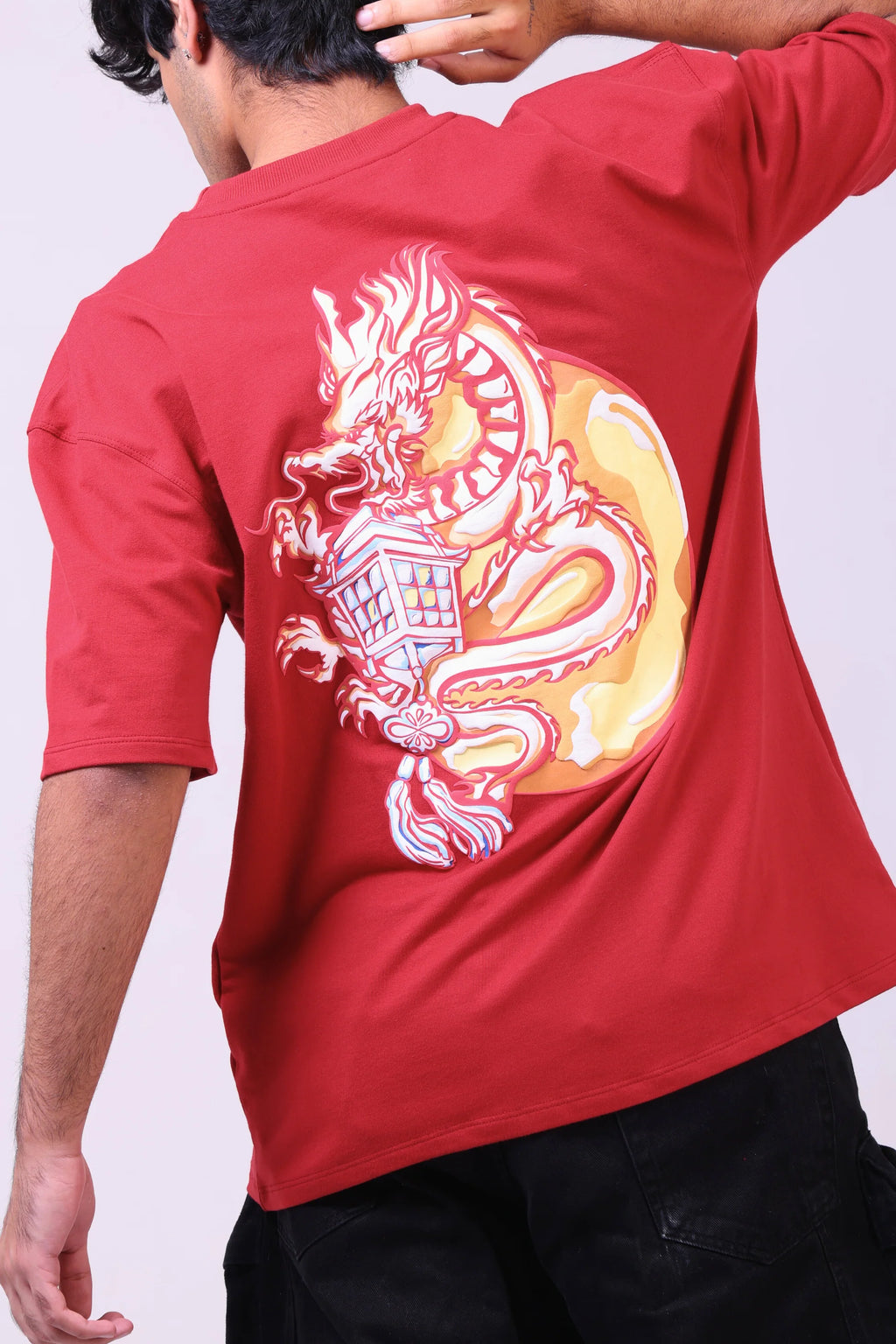 RYVE Oversized T-Shirt Red - Ascent