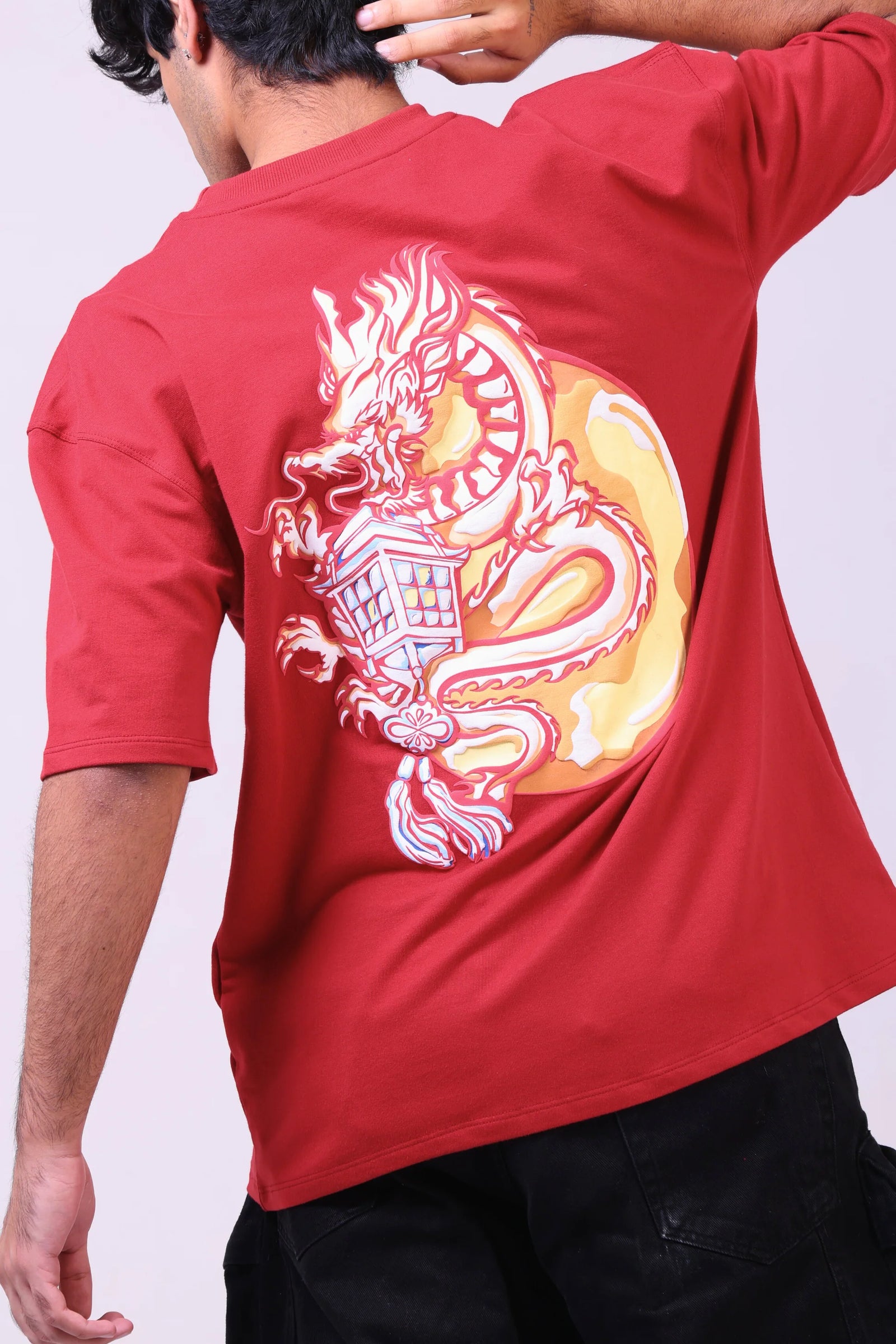 RYVE Oversized T-Shirt Red - Ascent