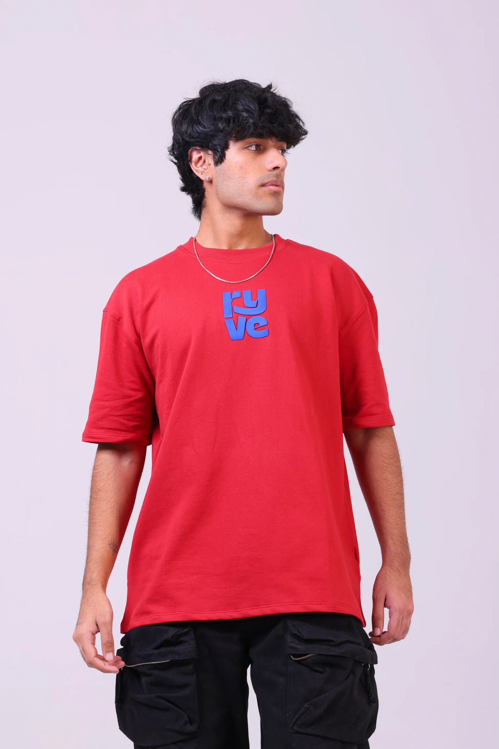 RYVE Oversized T-Shirt Red - Ascent
