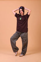 RYVE Oversized T-Shirt Brown - Kindled