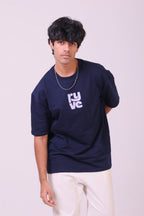 RYVE Oversized T-Shirt Navy - Still Waters