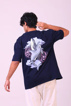 RYVE Oversized T-Shirt Navy - Still Waters