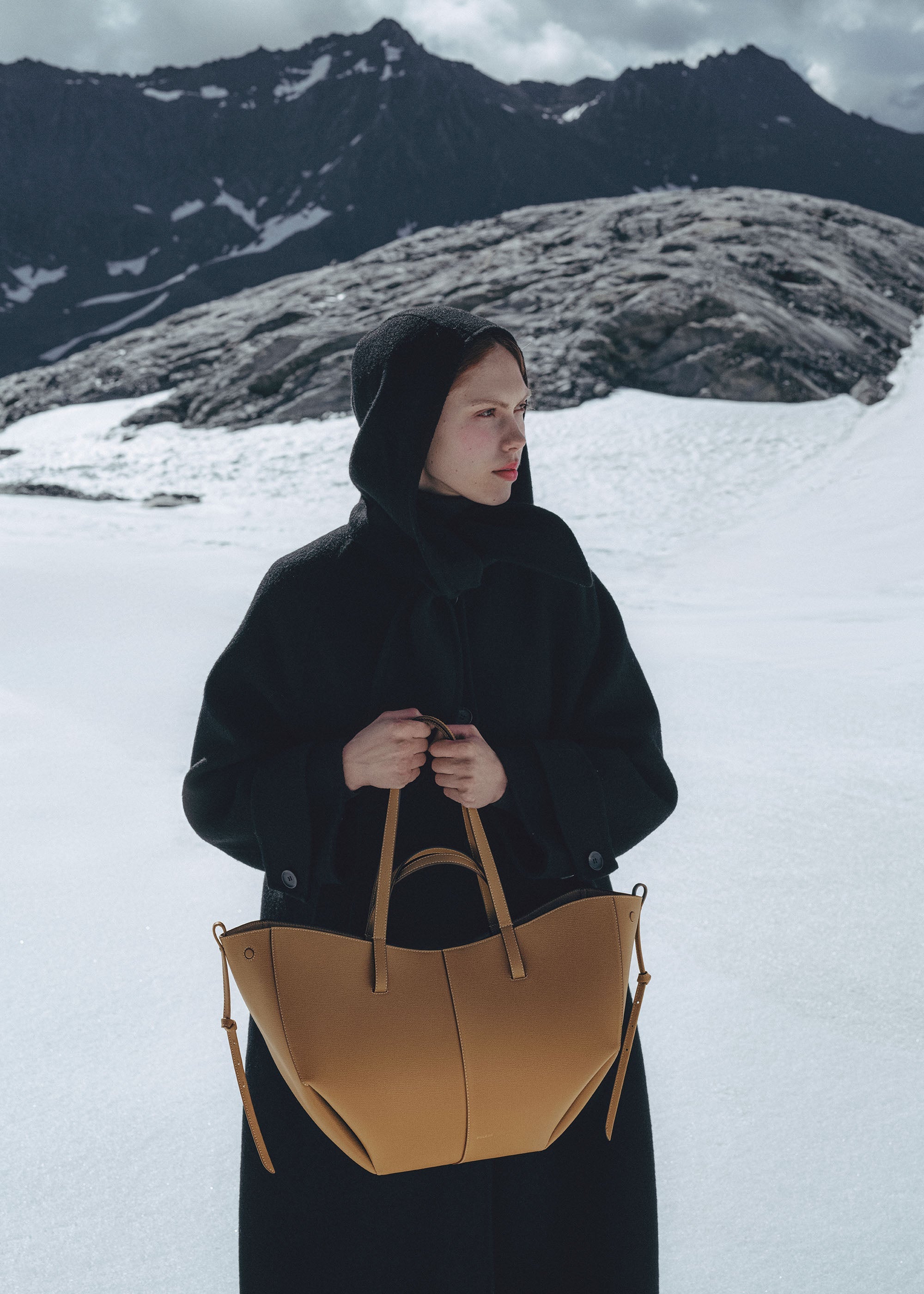 Polene Cyme Edition Textured Bag - Ocher