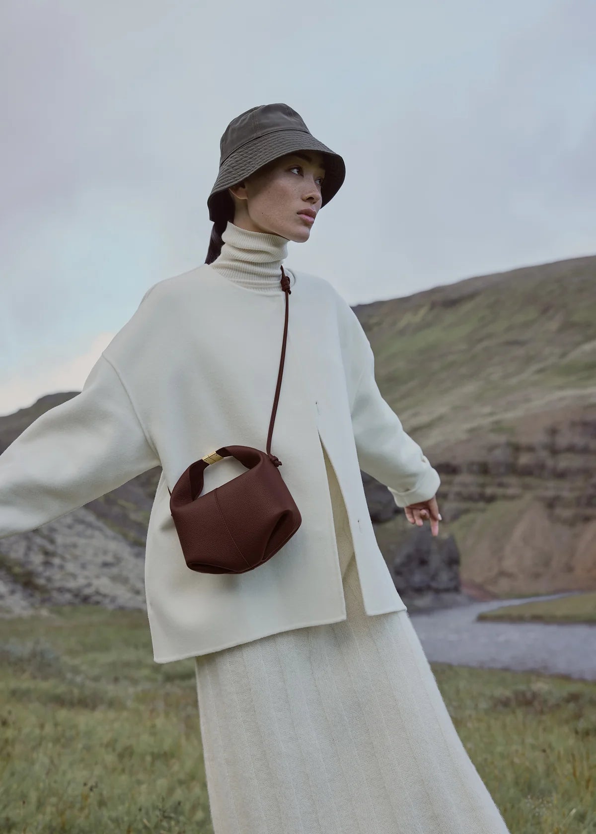 Polene Beri Edition Textured Bag - Sandalwood