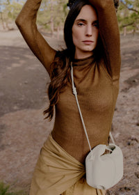 Polene Beri Edition Textured Bag - Chalk