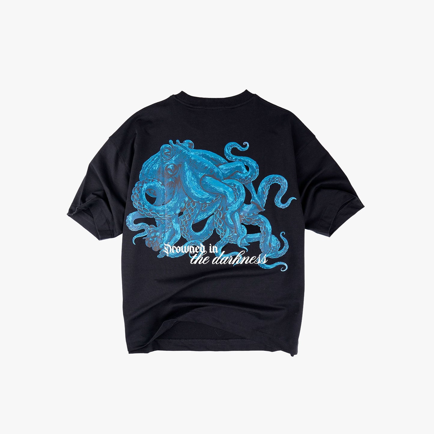 Khaaki Oversized T Shirt - Drowned in Darkness