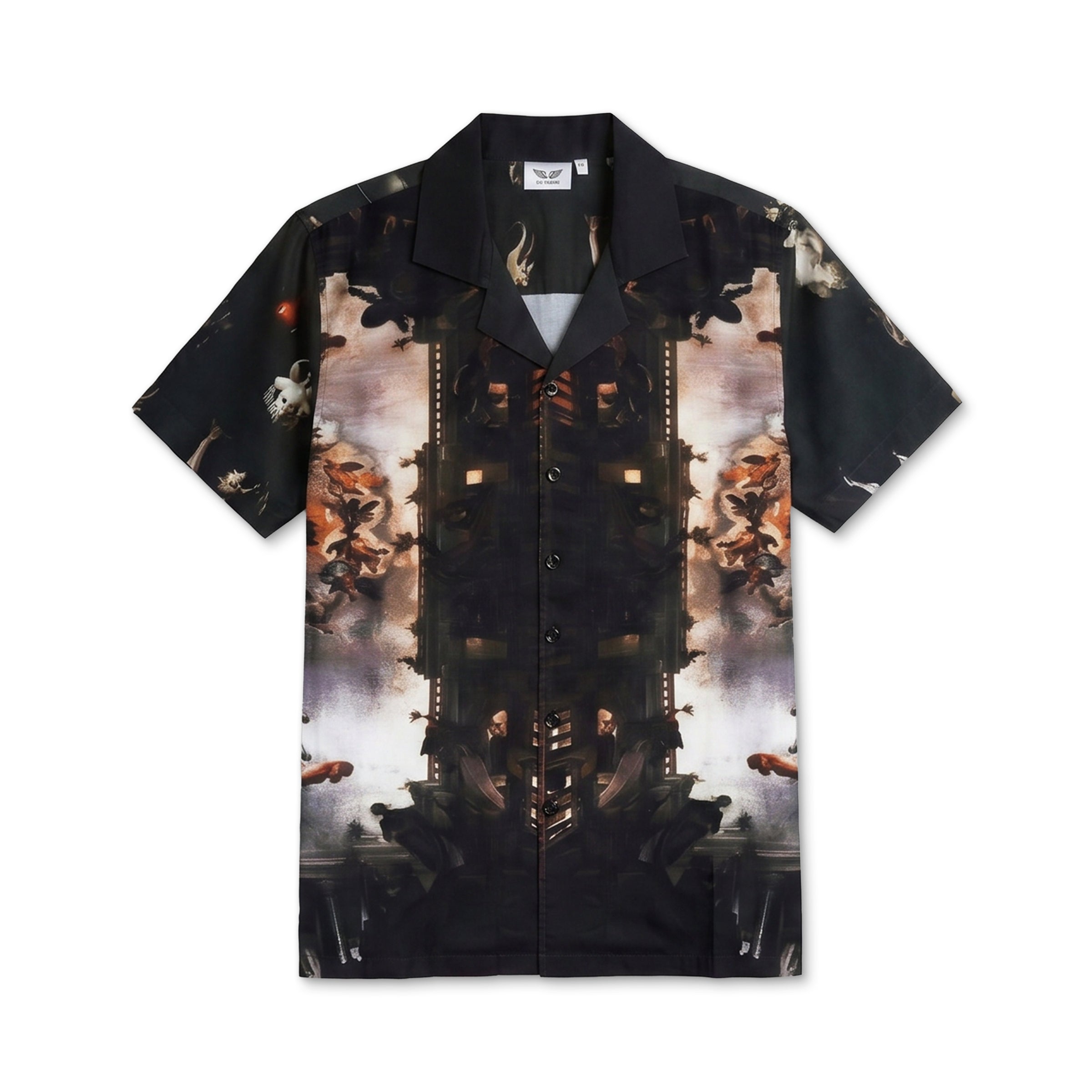 Off Sinners Oversized Black Shirt - Infernal Feast