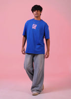RYVE Oversized T-Shirt Blue - Chromatic Noise