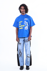 Oversize Blue T-shirt 'Can't Be'