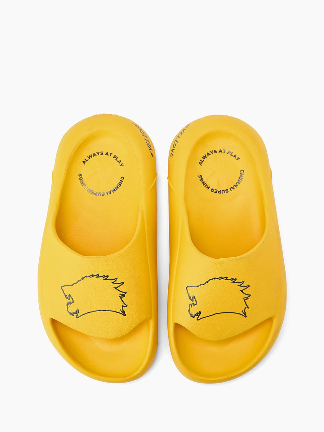 CSK x Ludic Slides Yellow Banana Chips