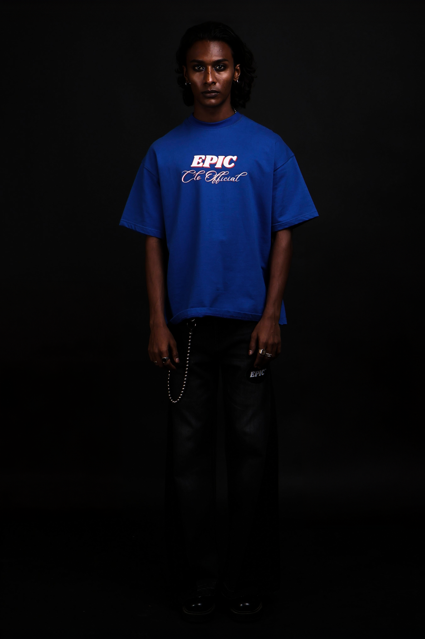 EPIC Oversize Blue T-shirt 'Speedway'