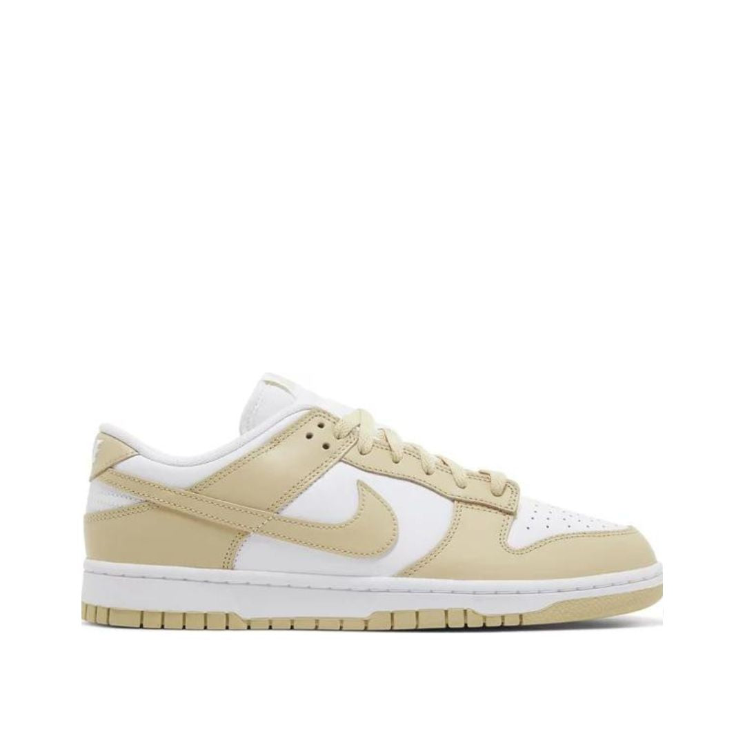 side view of Nike Dunk Low 'Team Gold'; right view