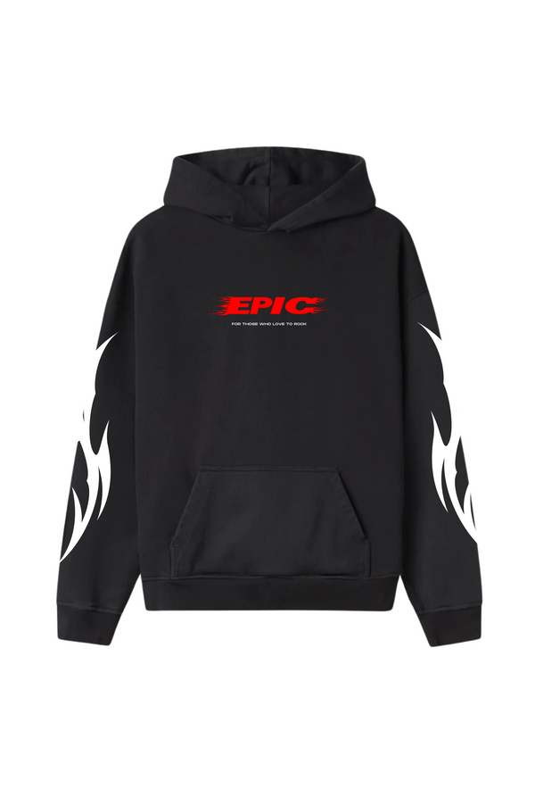 EPIC Black Hoodie 'Anarchy' - reference
